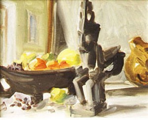 Statuette, Fruit and Gourd            